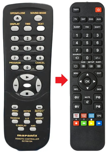 Telecomando adatto per marantz - telecomando,