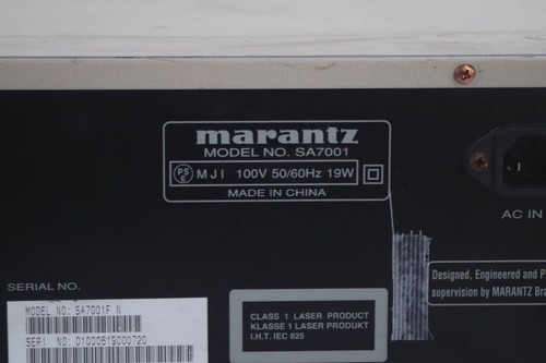 Marantz sa7001 sacd lettore - marantz,