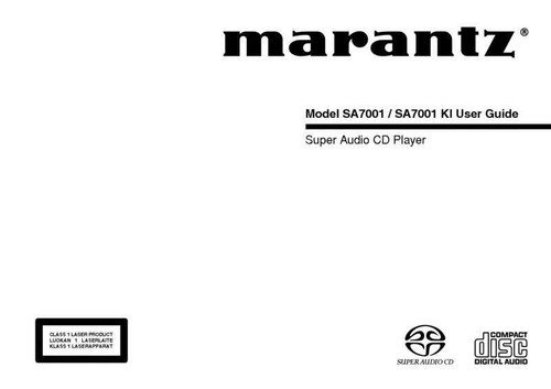 Marantz sa7001ki lettore - marantz,